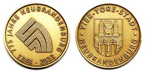 Offizielle Jubilumsmedaille 775 Jahre Neubrandenburg