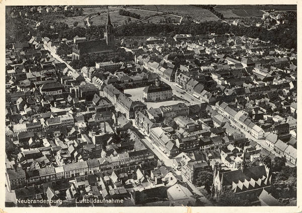 Luftbildaufnahme aus dem Jahre um 1932