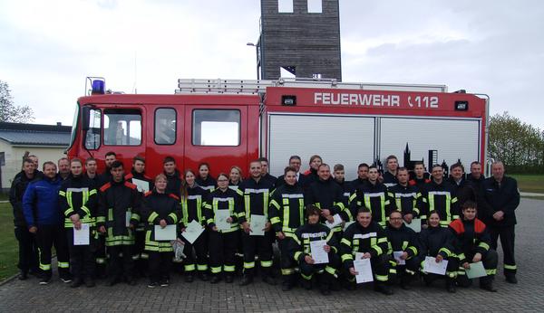 Freiwillige Feuerwehr bildet Nachwuchs aus