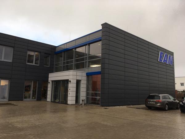 Neues Bürogebäude EAN GmbH Neubrandenburg