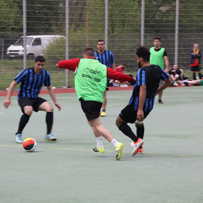 Die Freizeit-Sportanlage wurde im Juni 2007 durch St�dtebauf�rdermittel gebaut und mit einem Turnier er�ffnet, der Nordstadt-Cup f�hrt nun (seit 2015) diese Tradition fort.