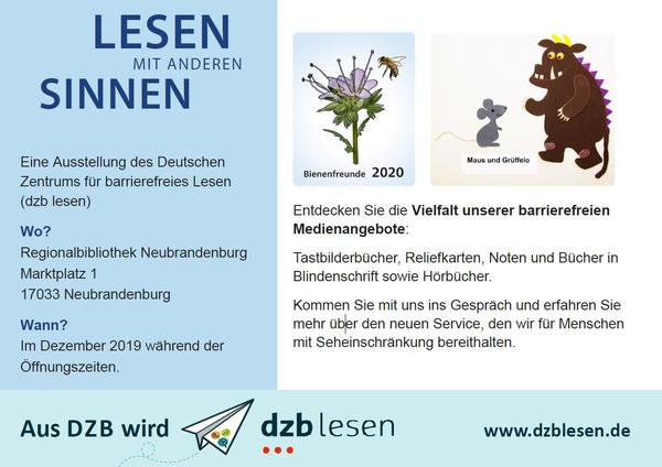 Lesen mit an anderen Sinnen