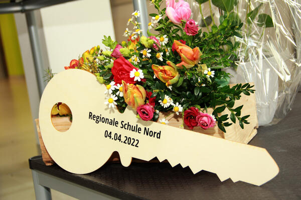 Feierliche &Uuml;bergabe der Regionalschule Nord durch Minister Pegel und Oberb&uuml;rgermeister Silvio Witt