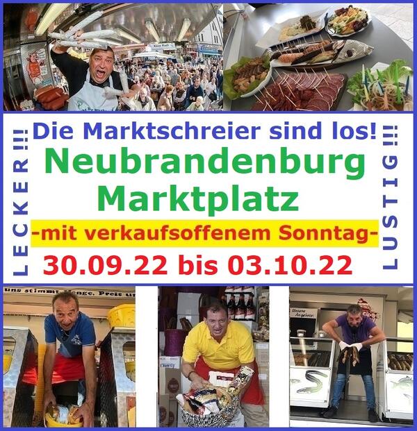 Marktschreier in Neubrandenburg 2022