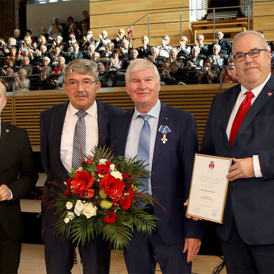 Verleihung der Ehrenbürgerschaft an Günther Weber