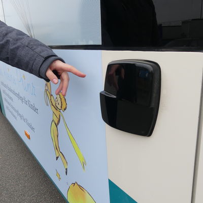 Hinter dem schwarzen Kasten verbirgt sich die Infrarot-Technik.