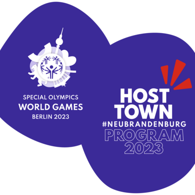Logo des Host-Town-Programm 2023 Neubrandenburg
