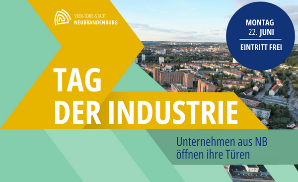 Industrieunternehmen �ffnen Ihre T�ren - Tag der Industrie am 22. Juni 2026.