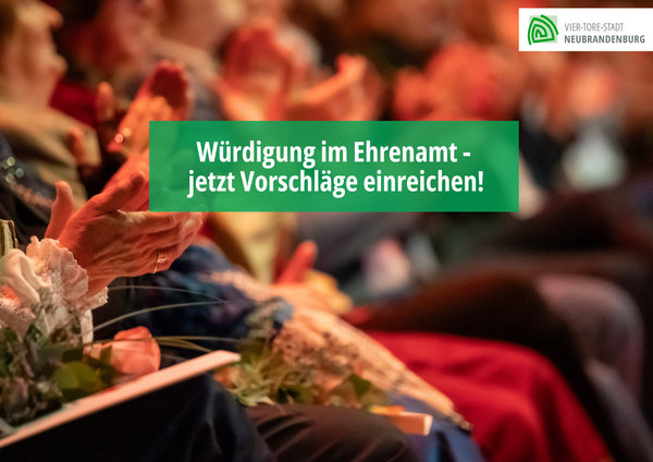 W�rdigung Ehrenamt