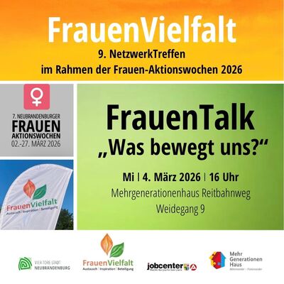 9. Netzwerktreffen &raquo;FrauenVielfalt&laquo;