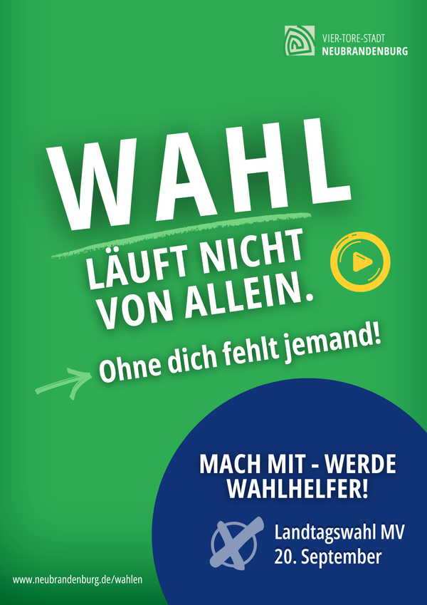 Aufruf Wahlhelfende 2026