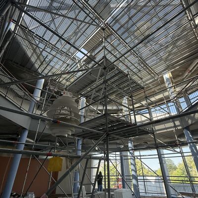 Neue Fenster und neues Oberlicht f&uuml;r die Schule
