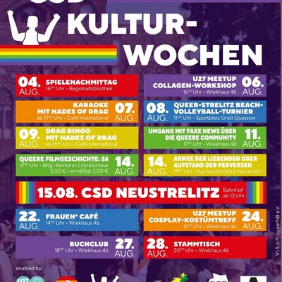 CSD Kulturwochen 2026