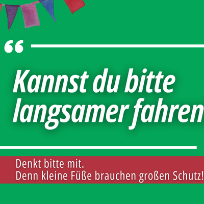 Kampagne �Kleine F��e. Gro�e Wege.�