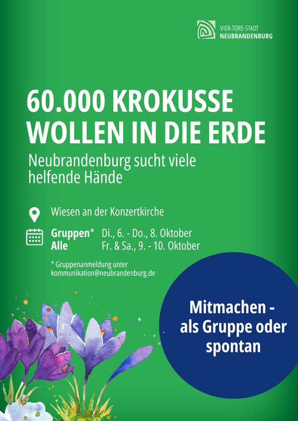 Pflanzaktion Krokusse