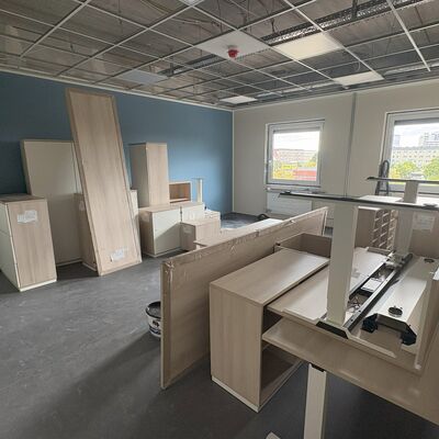 Baustellenansicht Grundschule Datzeberg