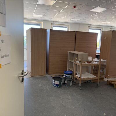 Baustellenansicht Grundschule Datzeberg