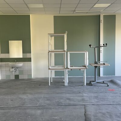 Baustellenansicht Grundschule Datzeberg