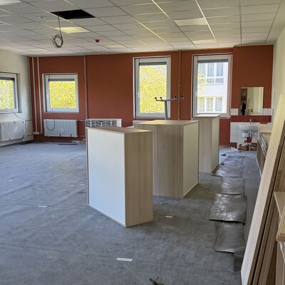 Baustellenansicht Grundschule Datzeberg